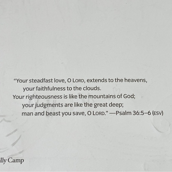 Psalm 36:5 Art Print Your Steadfast Love O Lord Bible Scripture Wall Decor ESV - Picture 9 of 12